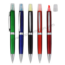Bolígrafo plástico con Highilighter (gp2499d)